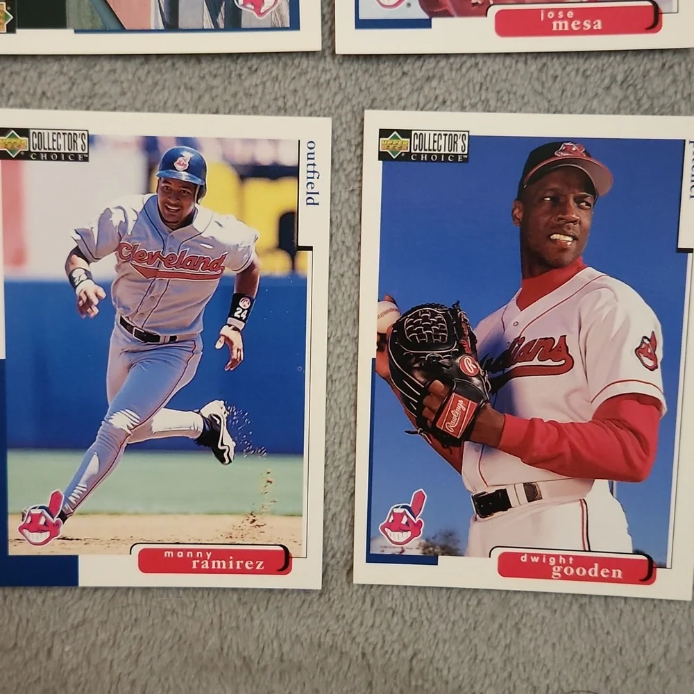 Vintage Upper Deck 1998 Collector's Choice Cleveland Indians Baseball Cards